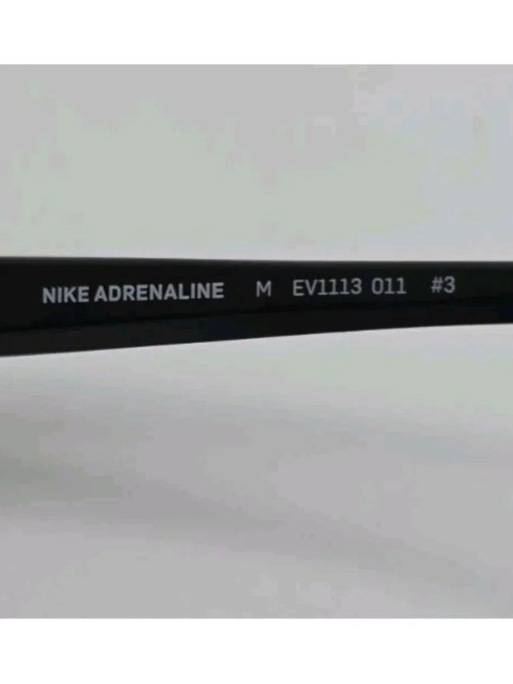 Nike Men Adrenaline Sunglasses Matte Black Frame Red Mirror Lens 66mm EV1113-011